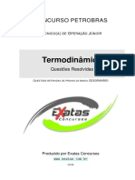Amostra Petrobras Tecnico Operacao Termodinamica