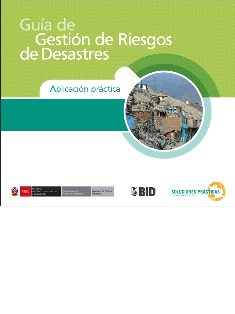 Guia de Gestion de Riesgos de Desastres | PDF | Vulnerabilidad | Riesgo