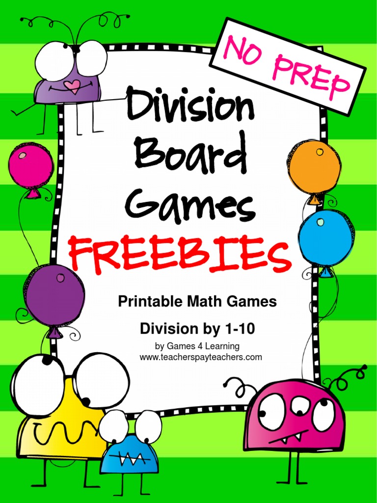 Division Games Freebie | PDF | Pedagogy | Communication