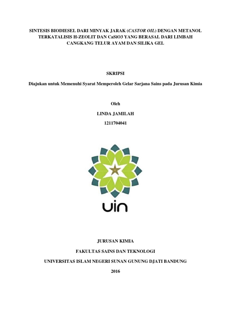 Cover Skripsi Uin Bandung Ide Judul Skripsi Universitas