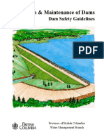 Inspection and Maintenance of Dam. Dam Safety Guidelines PDF