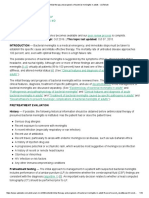 Bacterial Meningitidis1