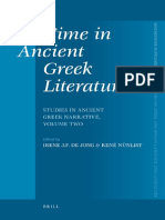 I. J. F. de Jong-Time in Ancient Greek Literature PDF