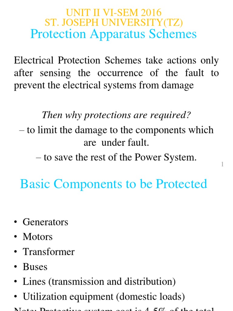 Generator Protection Schemes Overview | PDF | Electric Generator | Relay