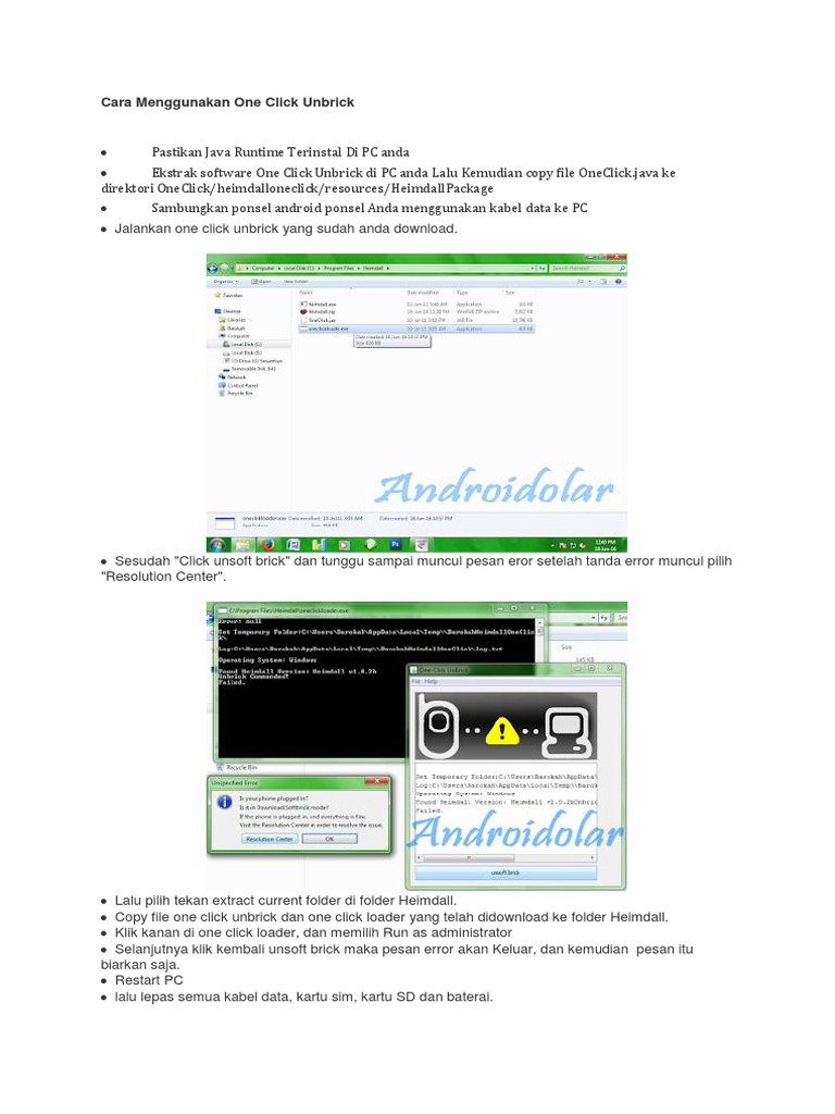 One Click Unbrick Rar