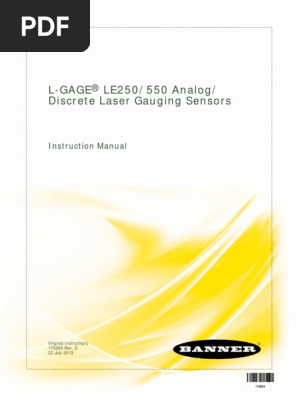 Laser Sensor 2 Laser Menu Computing