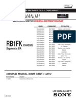 Схема и Сервис Мануал На Английском Sony Kdl-24r400a Шасси Rb1fk 9-883-556-51