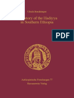 Braukaemper A History of The Hadiyya in So 9783447192644