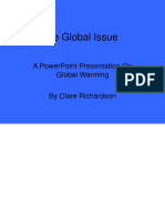 The Global Issue: A Powerpoint Presentation On Global Warming