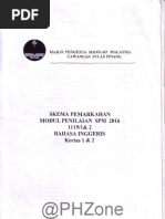 2016 Percubaan SPM Pulau Pinang Bahasa Inggeris-SKEMA PEMARKAHAN