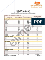 Full Elmex Price List As On 14 03 2015 PDF