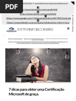 7 Dicas Para Certificação Microsoft de Graça