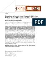 Seismic Shear Demands of RC Core Walls in Thailand