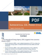 Supercritical CO2 Power Cycle - Eugenio Giacomazzi - EnEA