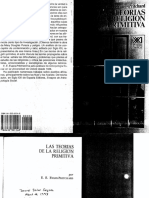 EVANS PRITCHARD, E. Las Teorías de La Religión Primitiva PDF