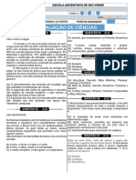 AV1- Ciências 1ºbimestre