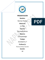 Psicopatologia Actividad 6 y 7