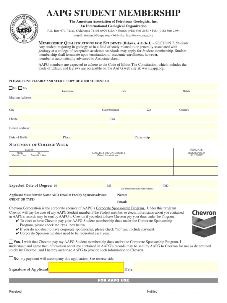 Chevron Corporate Sponsorship for Students | PDF | Credit Card | Payments