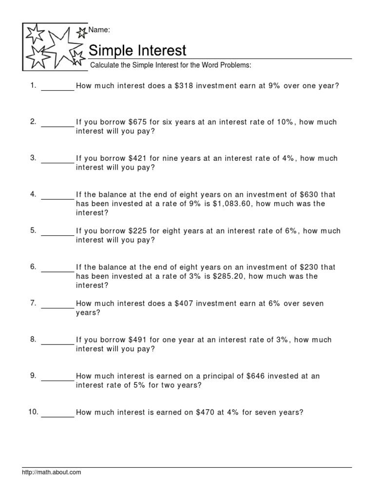 simple-interest-worksheet-1-pdf-interest-interest-rates