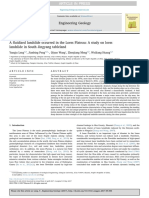 A Fluidized Landslide Occurred in The Loess Plateau A Study On Loess