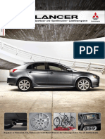 Mitsubishi Lancer Zubehoerprospekt PDF