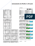 Dimensionamento de Perfis Metálicos NBR880-08