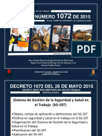 Decreto Número 1072 de 2015 Decreto Único Reglamentario Del Sector Trabajo