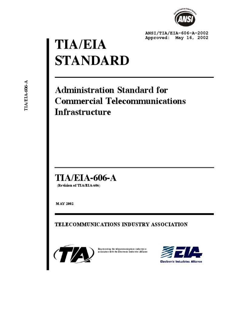 EIA-TIA 606 | Electrical Connector | Intellectual Property