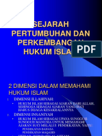 Hukum Islam 9 - Sejarah Pertumbuhan Dan Perkembangan Hukum Islam