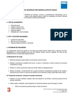 3 Estandares de Seguridad para Manipulacion de Cargas