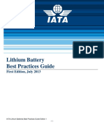IATA Lithium Battery Best Practices Guide