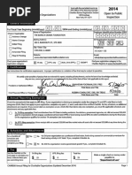 Barack Obama Foundation Annual Filing Statement New York 2014