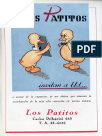 Los Patitos - Cocina Clásica Publicidad 1947