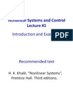 Nonlinear System Course