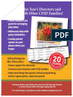 CFSD Directory 2017-2018 Flyer