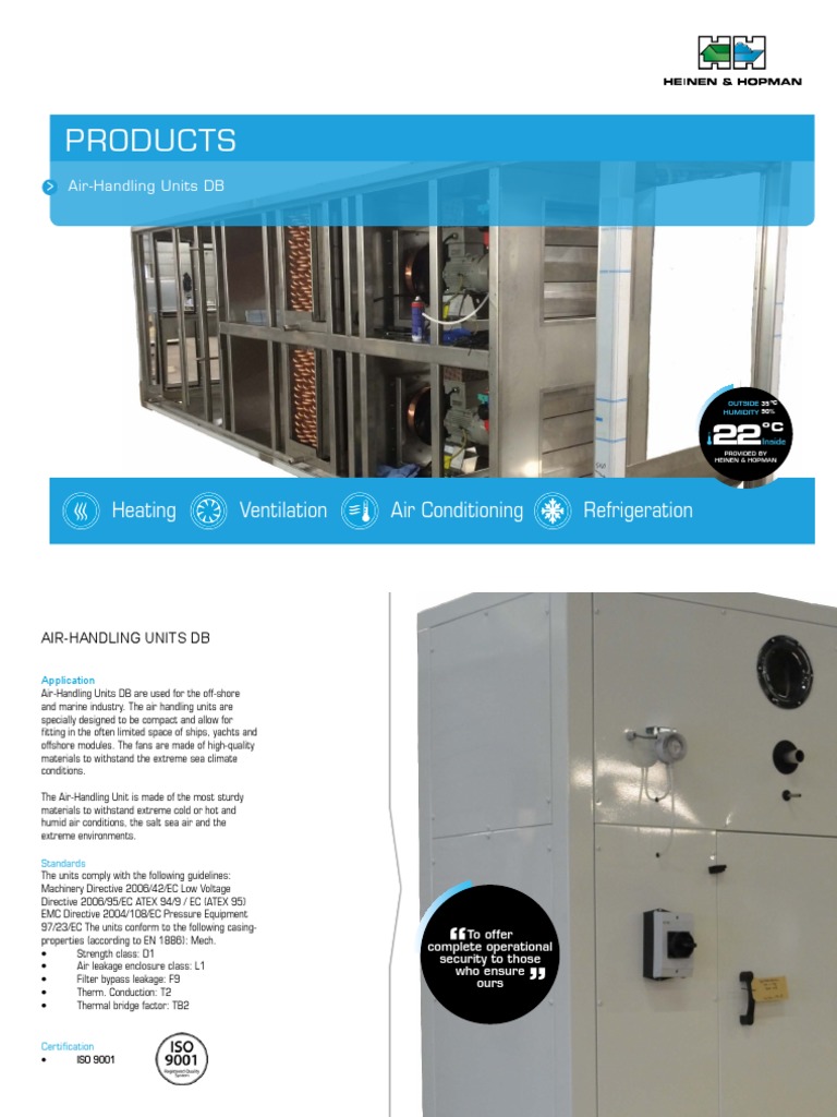 Air Handling Units | PDF | Hvac | Electrical Wiring