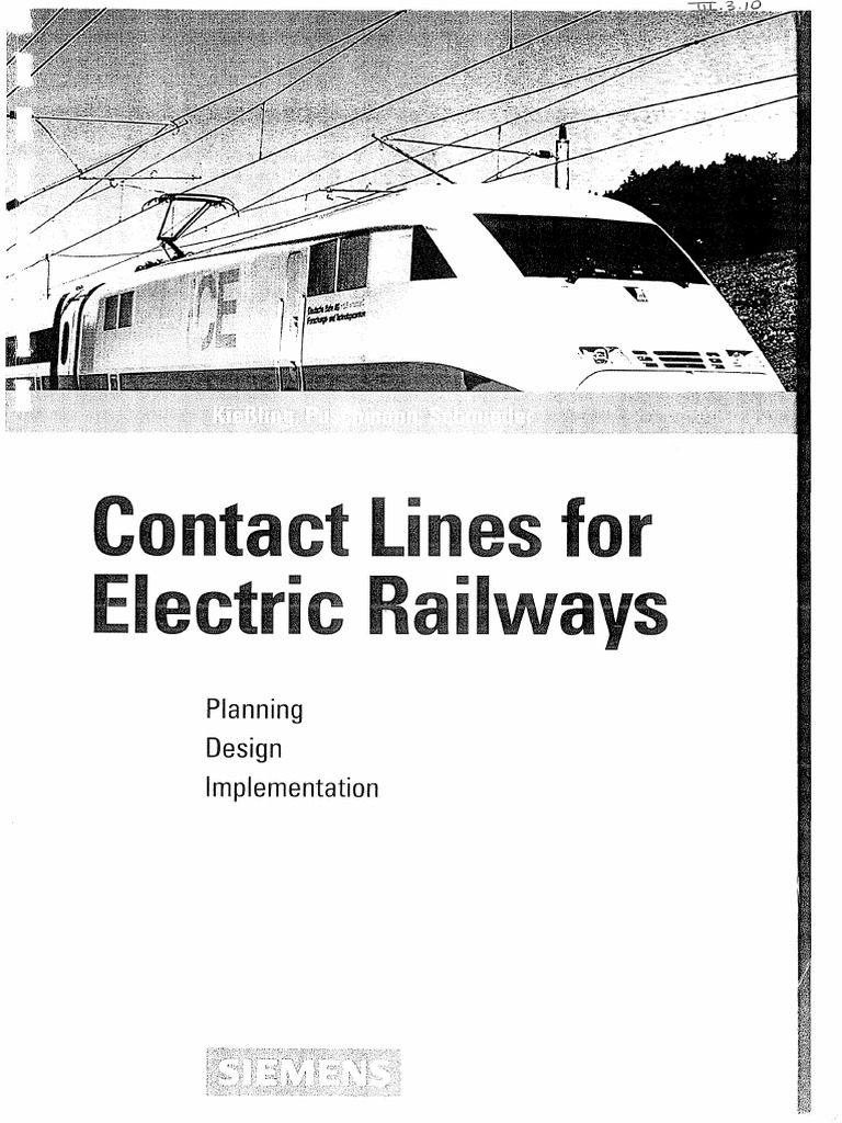 SIEMENS Contact Lines For Electric Railways Download Free PDF
