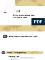 UGBA 101B: Briefing On International Trade Prof. John M. Veitch