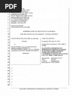 de Havilland Opposition to Defendants' Motion to Strike