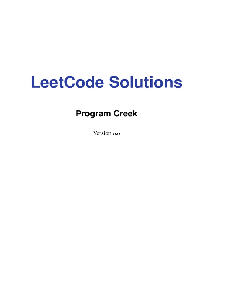 leetcode book pdf download