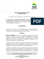 RESOLUCION CONFORMACION COMITE ESCOLAR DE CONVIVENCIA.docx