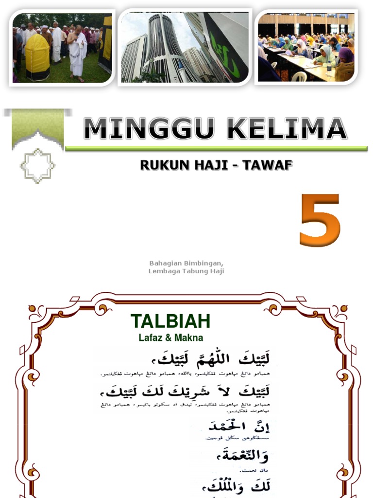 Thminggu 05 Rukun Haji Tawaf Pdf