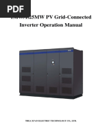 1MW and 1.25MWPV Grid-ConnectedInverter Operation Manual