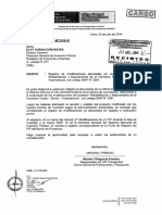 Registro Modificaciones Ejecutadas Sin Evaluación Del PIP Rehabilitación y Mejoramiento de La Carretera Trujillo - Shiran - Huamachuco. Código SNIP #3291