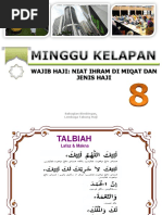 THMinggu 08 - WAJIB HAJI - NIAT IHRAM DI MIQAT DAN JENIS HAJI PDF