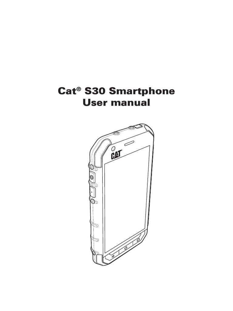 Caterpillar S30 PDF Manual | PDF | Email | Bluetooth