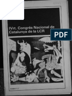 1981 IV Congreso LCR Cataluña