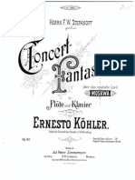Kohler_Concert fantasie - für Flöte und Klavier - op. 62
