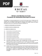 Ordem de Trabalhos e Documentação - 4 Ordinária 2017 (18/09/2017) - Assembleia Municipal Do Seixal