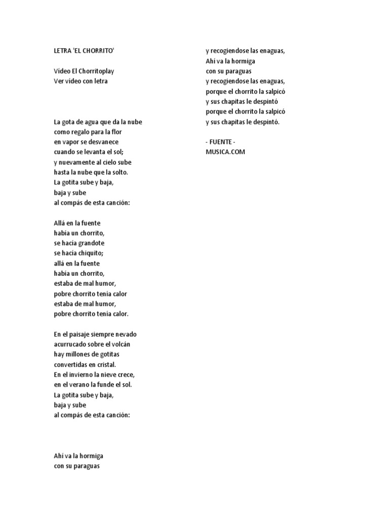 Letra de 